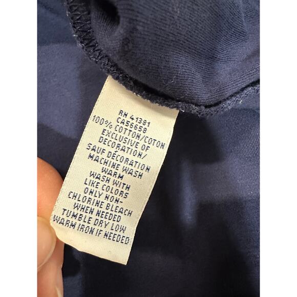 Polo Ralph Lauren Polo Men XLT Classic Preppy Twee Academia Small Pony Navy Blue - Picture 8 of 9